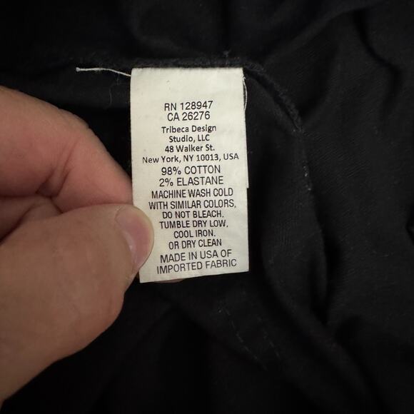 Nili Lotan N.L. Issue Black Jogger Pants Size 0 - 28" Waist, 27" Inseam - Zipper - Picture 7 of 11